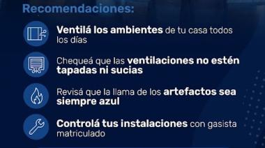 Salud: brindan recomendaciones para prevenir intoxicaciones por monóxido de carbono