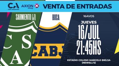 Sarmiento ya conoce cómo y cuándo comprar las entradas para enfrentar a Boca en Rosario