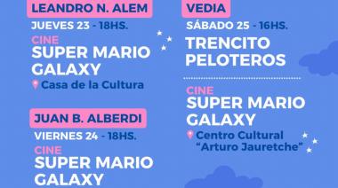 Vacaciones de invierno: Alem invita a disfrutar de cine y actividades gratuitas para toda la familia