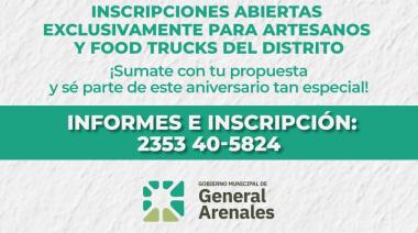 Convocan a artesanos y food trucks para el Patio Gastronómico por los 100 años de La Angelita