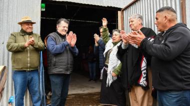 Con la inauguración de un SUM, se realizó una nueva edición de la Fiesta de la Pachamama en Olascoaga