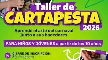 Carnavalincoln: abren las inscripciones para los talleres de cartapesta, samba y percusión