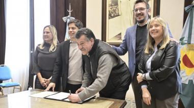 Barenghi firmó el convenio de Provincia Leasing para adquirir nuevo equipamiento