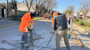 Ameghino puso en marcha un plan para mejorar calles, infraestructura y espacios públicos