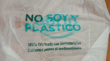 Grido incorpora en Junín bolsas fabricadas con biomateriales y apuesta por el cuidado del medio ambiente