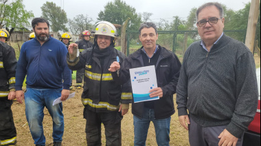 General Pinto cedió un terreno a los Bomberos Voluntarios por 10 años