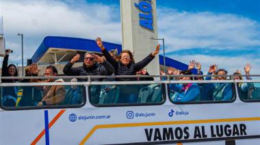 Junín presentó su primer Bus Turístico y suma un nuevo atractivo para fortalecer el turismo local