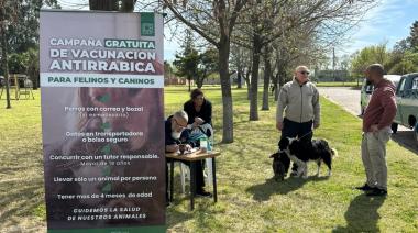 Continúa la campaña de vacunación antirrábica gratuita en General Arenales