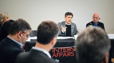 Kicillof participó de una charla sobre el futuro de América latina en The New School