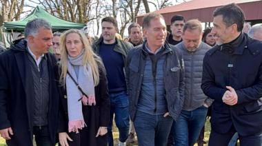 Petrecca recorre la Provincia y mantiene encuentros con dirigentes nacionales y locales