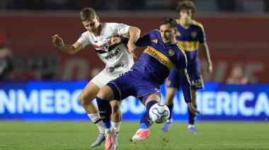Tras la victoria en la ida, Boca igualó con San Pablo por la Copa Sudamericana y se metió en semifinales