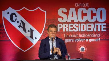 Enrique Sacco presentó su candidatura en Independiente y afirmó que si gana “el club no va a ser una SAD”