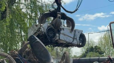 Nueva compactación de vehículos secuestrados en General Arenales