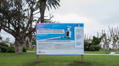 Vedia renovará la iluminación de la plaza Rivadavia y la avenida Duncker con una inversión de casi $177 millones