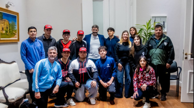 Juegos Bonaerenses: Juan Fiorini recibió a deportistas de Junín que competirán en las finales