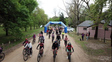 General Pinto realizó la tercera edición del cicloturismo con dos recorridos y participación regional