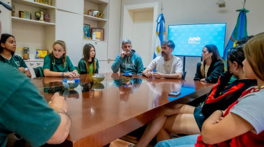 Fiorini recibió a más deportistas que representarán a Junín en las finales de los Juegos Bonaerenses