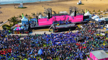 Juegos Bonaerenses: con más de 350 participantes, Junín estuvo presente en la inauguración en Mar del Plata