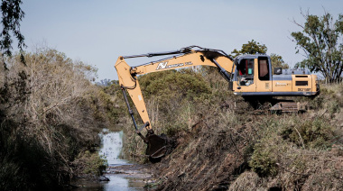 General Viamonte realiza trabajos de canalización para prevenir anegamientos ante la llegada de El Niño