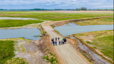 Habilitaron el puente Saavedra tras obras hídricas para mejorar la circulación y prevenir inundaciones
