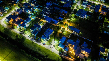 Proyecto Alvear: colocaron 195 luminarias LED y los vecinos destacaron el cambio en el barrio