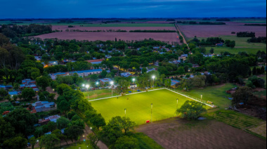 El Club Atlético Agustina inauguró su nuevo sistema de iluminación LED