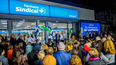 Junín: inauguraron el nuevo edificio de la Farmacia Sindical de avenida República