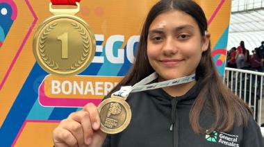 Oro y récord provincial para Constanza Camille