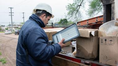 Lincoln renueva el alumbrado en barrios y suma obras de mantenimiento vial