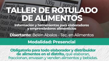 General Arenales realizará un taller obligatorio sobre rotulado de alimentos para elaboradores y distribuidores
