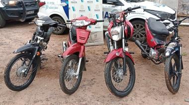 Secuestraron motocicletas durante operativos en General Pinto