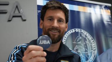 La UBA le entregó a Messi el título de Doctor Honoris Causa