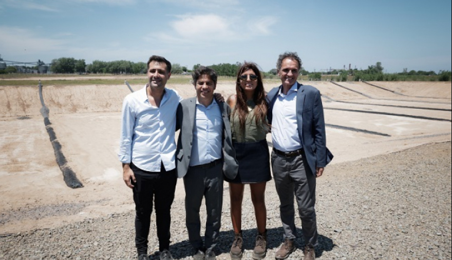 Salto: Kicillof inauguró la nueva celda sanitaria de la Planta de Residuos Sólidos Urbanos