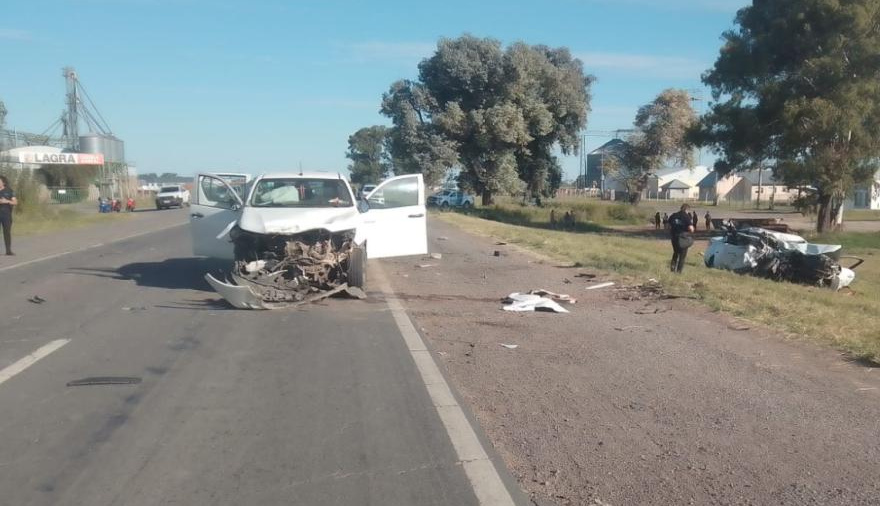 Junín: un policía y su pareja murieron en un choque en la Ruta 65