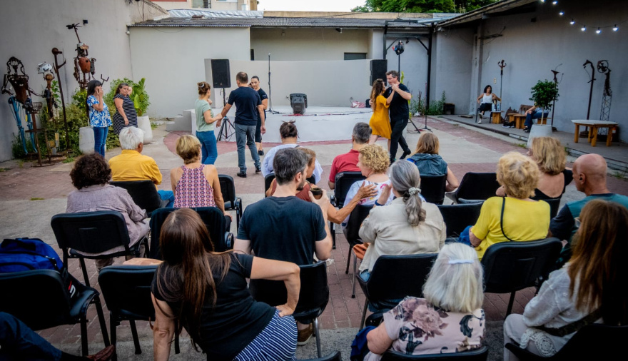 Con el tango como protagonista, se realizó una nueva jornada del Patio de los Artistas