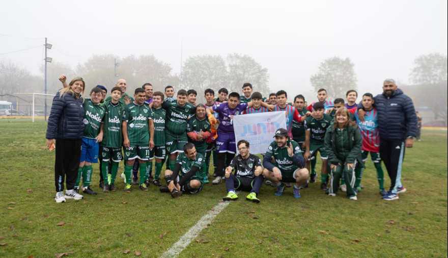 Representantes del Fútbol Adaptado de Junín vivieron una jornada de integración junto a Boca Juniors