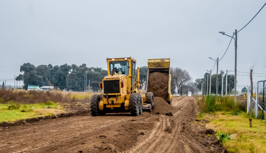 El Municipio completó obras de mejorado de calles para las familias del Proyectar II en barrio La Celeste
