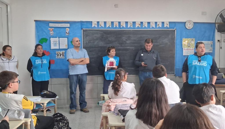 La Escuela Primaria 35 recibió una nueva jornada del Programa de Salud Escolar Bonaerense 2026