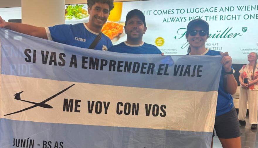 Ghioni y Lanzinetti ya están en Europa y ultiman detalles para competir en el Campeonato Europeo de Vuelo a Vela