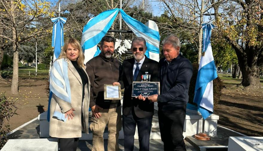 Declararon Ciudadano Ilustre de General Arenales al excombatiente de Malvinas Omar Liborio