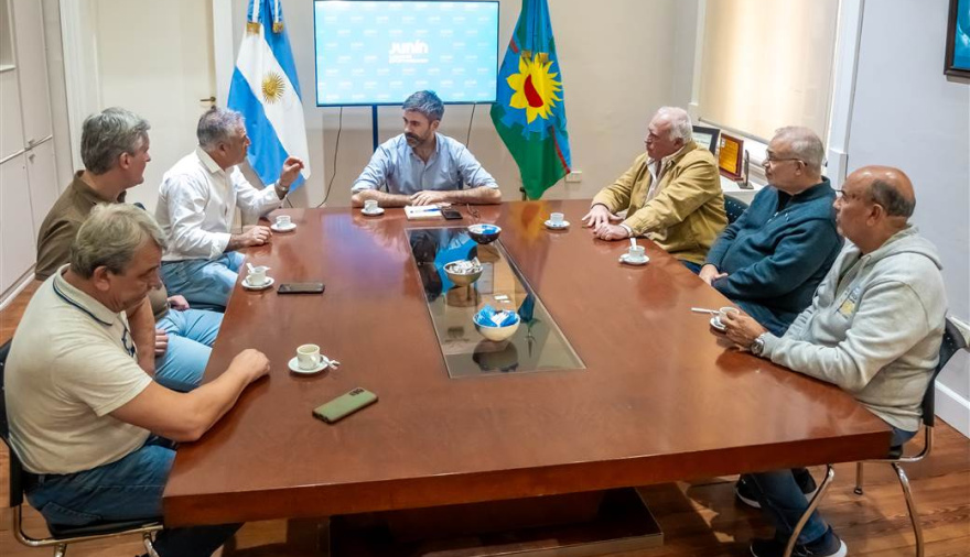 Fiorini recibió a los Veteranos de Malvinas y ratificó el compromiso de seguir fortaleciendo la política de malvinización en Junín