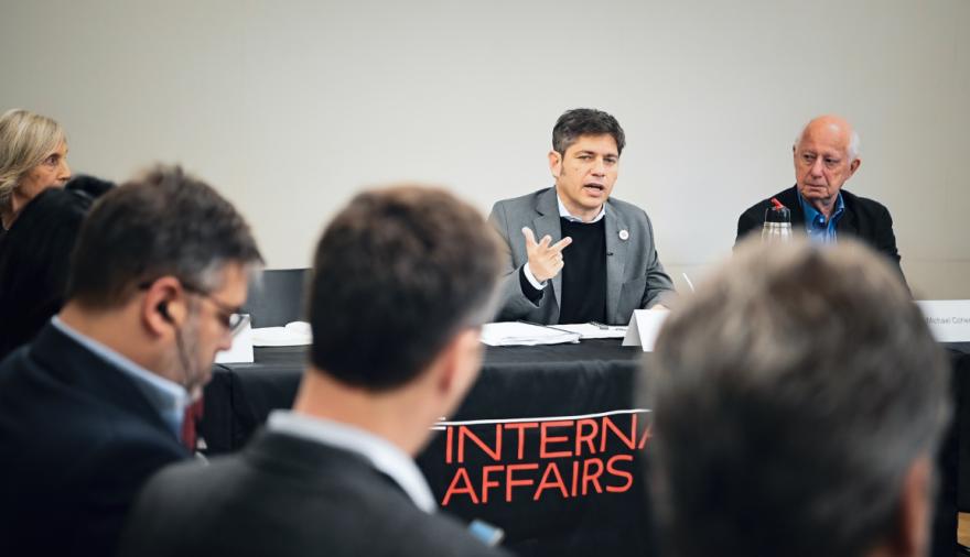 Kicillof participó de una charla sobre el futuro de América latina en The New School