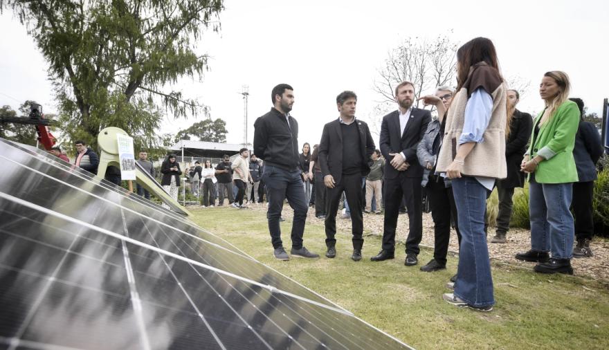 Kicillof encabezó la presentación del programa “Empleo Verde Joven”