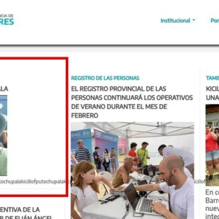 Hackearon la web de la provincia de Buenos Aires con amenaza a Kicillof