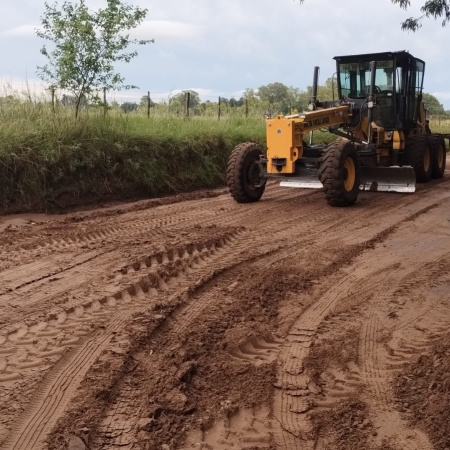 Por las lluvias, el Municipio desplegó trabajos en diferentes sectores de Junín