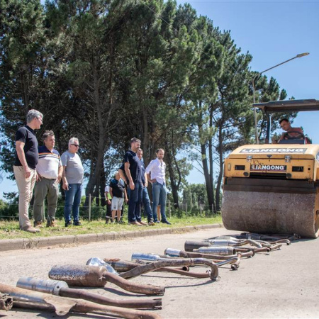 Junín redobla medidas contra los ruidos molestos: se compactaron 375 escapes ilegales