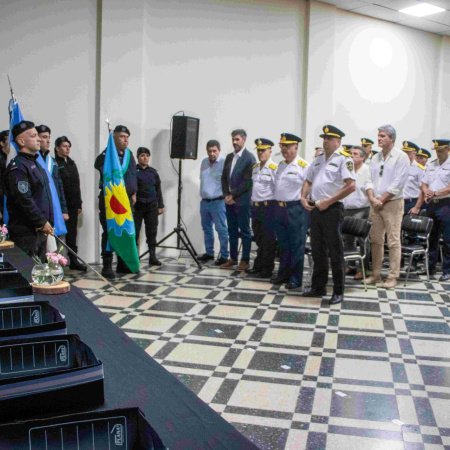 Acto en Junín por el 204° aniversario de la Policía de la Provincia de Buenos Aires