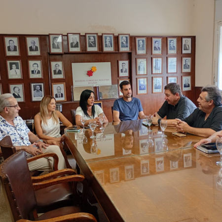 El nuevo equipo de Seguridad de Junín se presentó ante la Sociedad Comercio e Industria