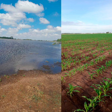 Obras hídricas en Chacabuco: recuperaron más de 2.000 hectáreas afectadas por anegamientos