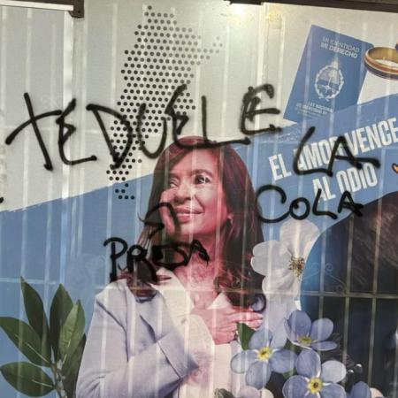 Repudio ante las pintadas de odio que sufrió la Unidad Básica de “La Cámpora” Junín